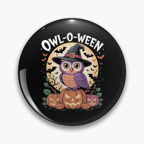 Item preview, Owl-O-Ween Cute Owl Halloween Night Pumpkin Spooky Gifts T-shirt. designed and sold by DigitalArtByNow.