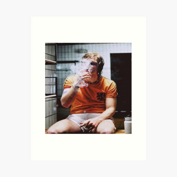 cruyff cigarette Smoking Cruyff Art Prints for Sale