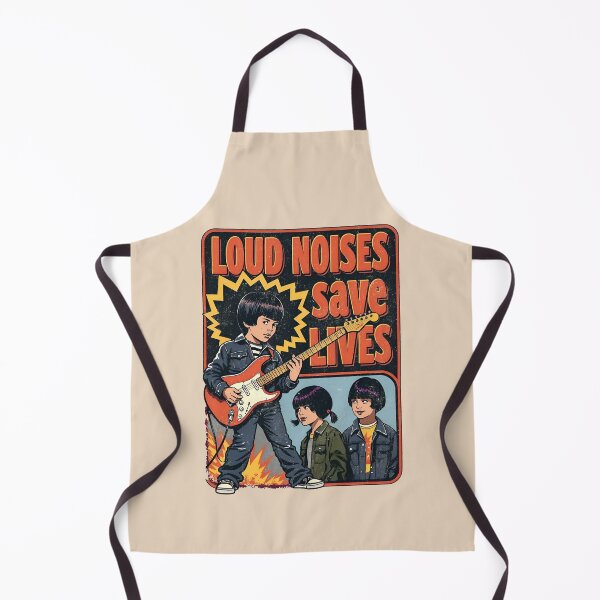 Item preview, Loud Noises Save Lives - Retro Rock & Roll Design designed and sold by Vintagenaut Co..