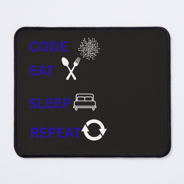 Item preview, Code, Eat, Sleep, Repeat | Programmer Men’s Black Tee designed and sold by FABTEES4U.