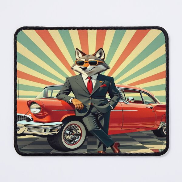 Item preview, Wolf of Style Street – Retro elegance meets coolness with urban bite designed and sold by FotoworldEdel.