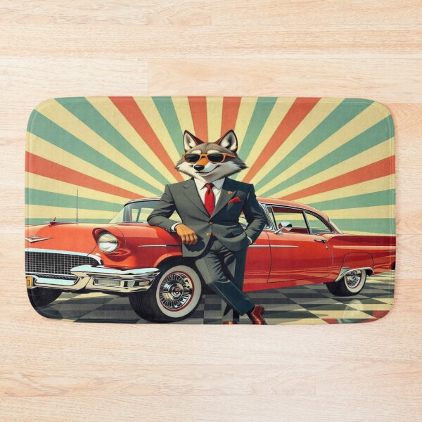 Item preview, Wolf of Style Street – Retro elegance meets coolness with urban bite designed and sold by FotoworldEdel.