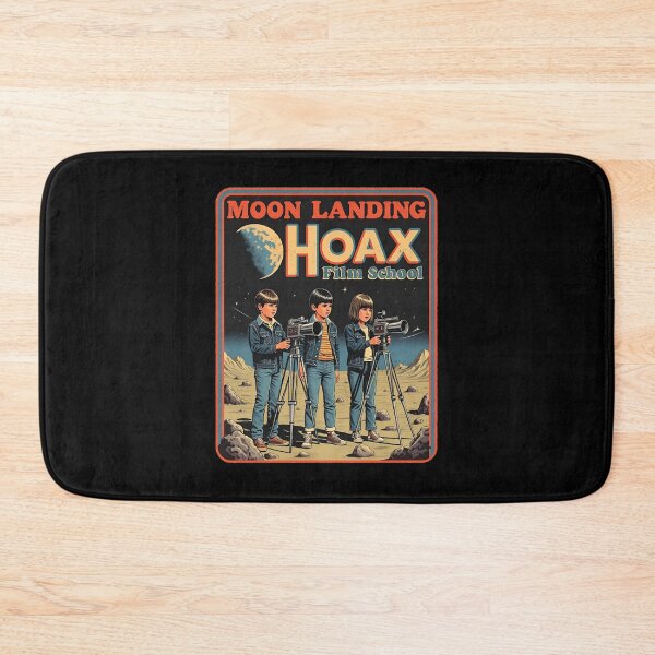Item preview, Moon Landing Hoax Film School - Funny Retro Conspiracy Design designed and sold by Vintagenaut Co..