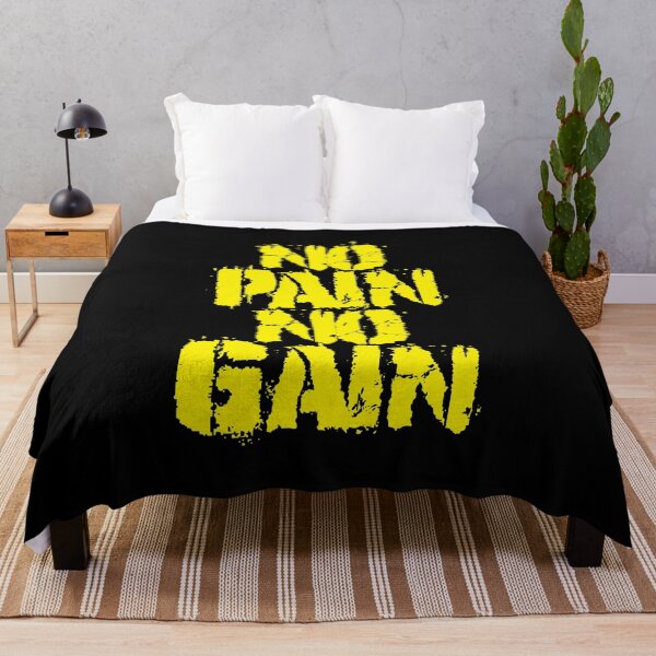 Item preview, Powerful Fitness Quote | No Pain No Gain designed and sold by typoinspired.