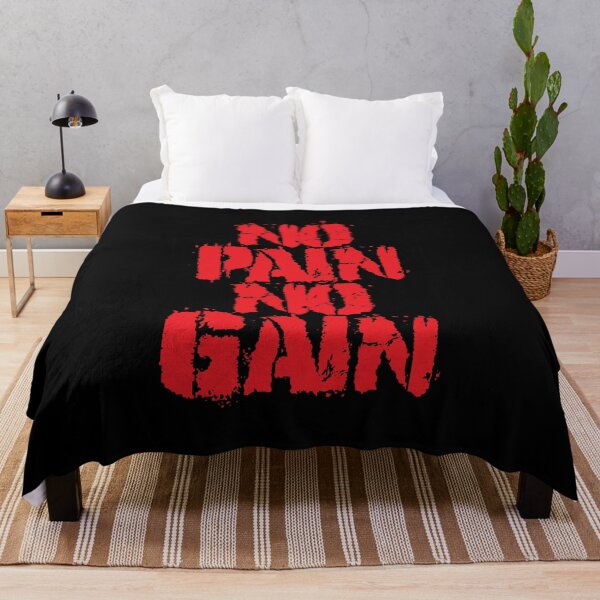 Item preview, Powerful Fitness Quote | No Pain No Gain designed and sold by typoinspired.