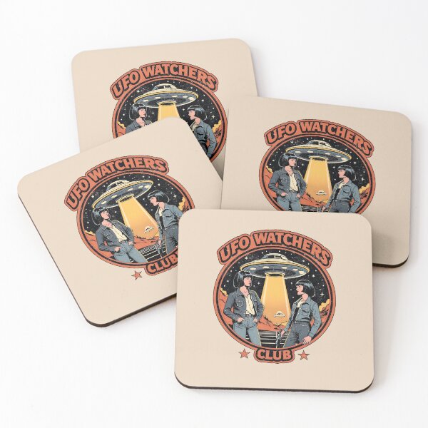 Item preview, UFO Watchers Club - Retro Sci-Fi Design designed and sold by Vintagenaut Co..