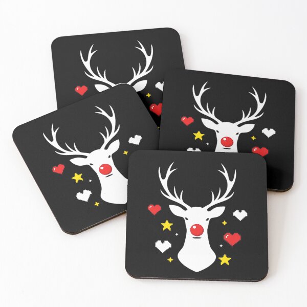 Item preview, Pixel Heart Reindeer designed and sold by Linework Studio.