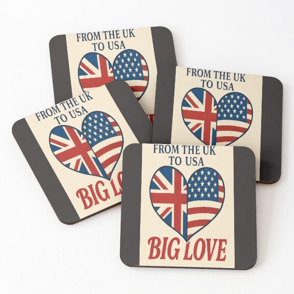 Item preview, Uk-to-usa , Big Love Across the Pond  designed and sold by Gazmerch.