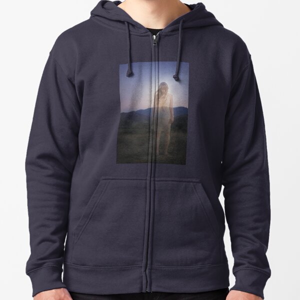 A Fading Girl Zipped Hoodie