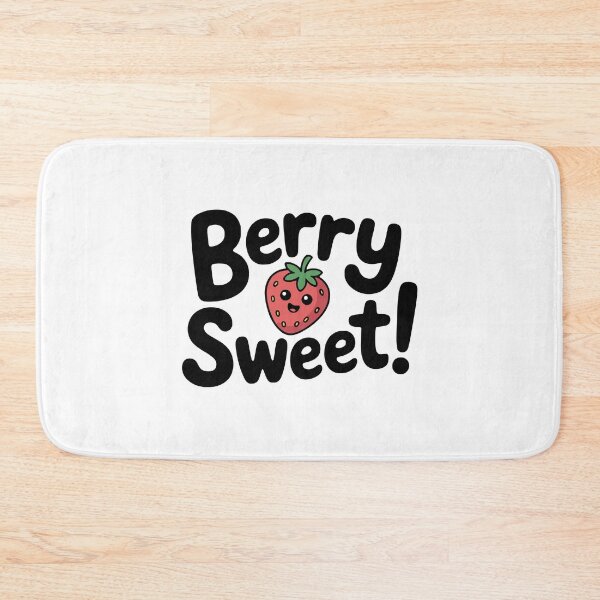 Item preview, Berry Sweet! Cute Strawberry Pun designed and sold by PMCreative.