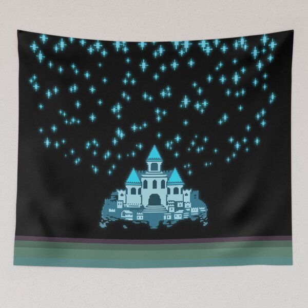 Item preview, Starry Castle in Waterfall From Undertale designed and sold by littlerosefox.