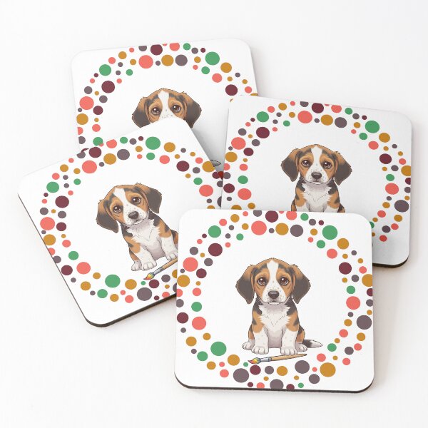 Artikelvorschau, Feiern Sie den Dot Day mit meinem American Foxhound | Bunte Hundekunst entworfen und verkauft von The Real Life Symphony.