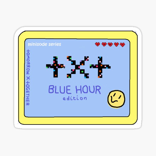 Txt Blue Hour Merch & Gifts for Sale | Redbubble