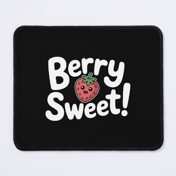 Item preview, Berry Sweet! Funny Strawberry Pun designed and sold by PMCreative.