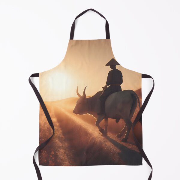 Item preview, Farmer and his ox designed and sold by aiARToftheWORLD.