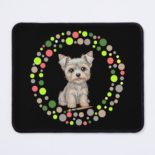 Item preview, Celebrate Dot Day with My Silky Terrier| Colorful Dog Art designed and sold by The Real Life Symphony.