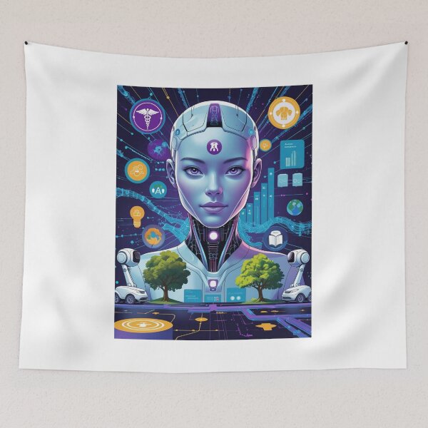 Item preview, Future Benefits of AI – A Vision of Progress designed and sold by smitke.