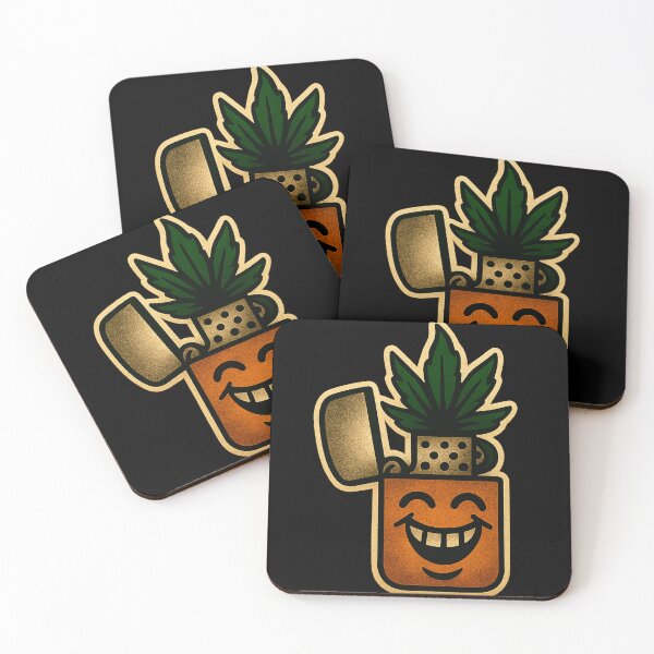Item preview, Happy Lighter with Cannabis Leaf – Stoner Culture Design designed and sold by Wake and Bake.