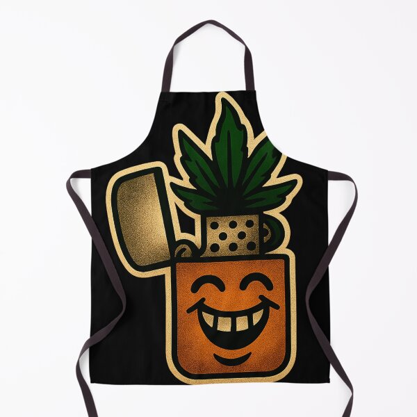 Item preview, Happy Lighter with Cannabis Leaf – Stoner Culture Design designed and sold by Wake and Bake.