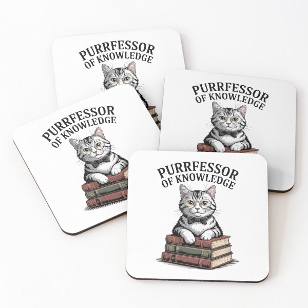 Item preview, Purrfessor of Knowledge Smart Cat Design designed and sold by MonkiFlipp.