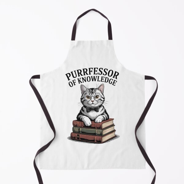 Item preview, Purrfessor of Knowledge Smart Cat Design designed and sold by MonkiFlipp.