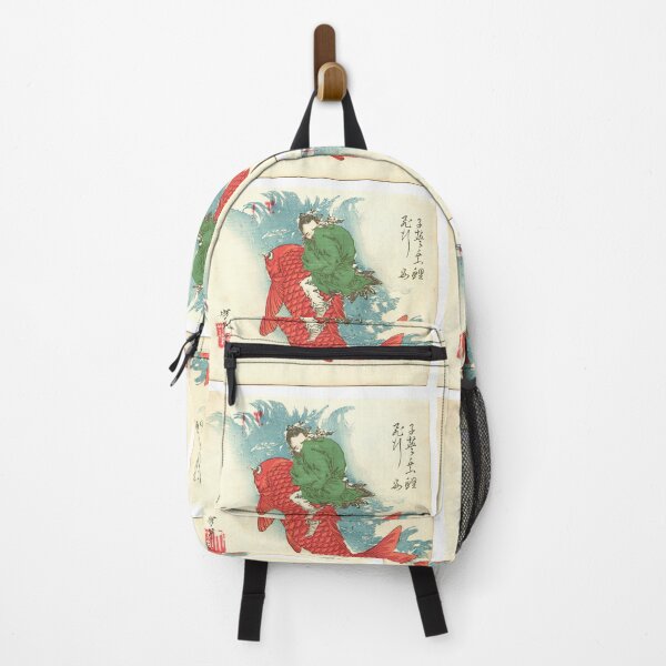 Item preview, Shiei Riding on a Carp by Tsukioka Yoshitoshi designed and sold by TeeARTHY.