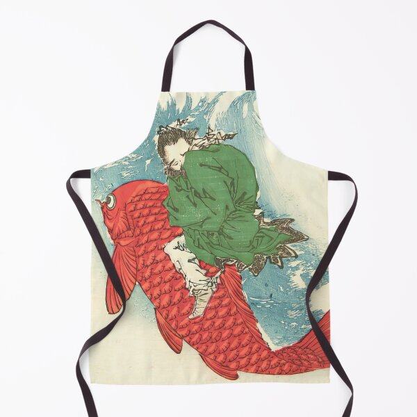Item preview,  Shiei Riding on a Carp by Tsukioka Yoshitoshi designed and sold by TeeARTHY.