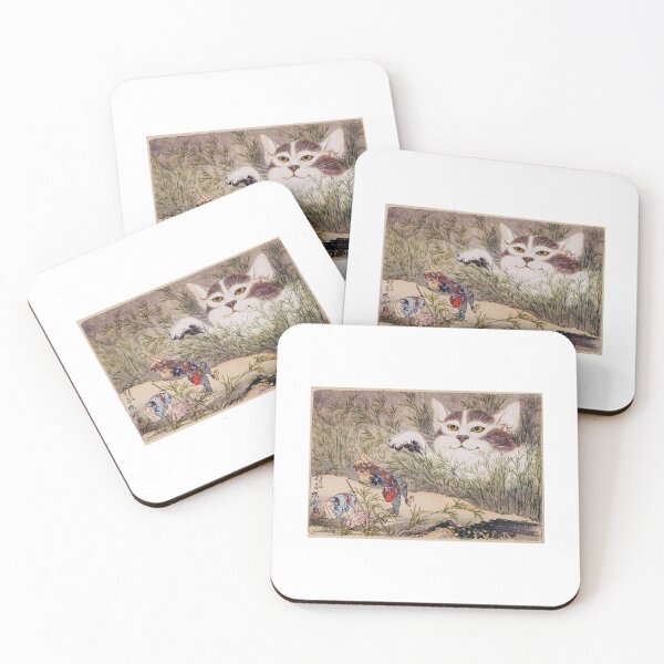 Item preview, Kyosai-Kawanabe-Yokai Bakeneko by Kawanabe Kyosai designed and sold by TeeARTHY.