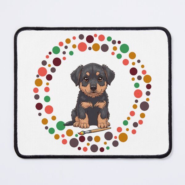 Item preview, Celebrate Dot Day with My Beauceron | Colorful Dog Art designed and sold by The Real Life Symphony.