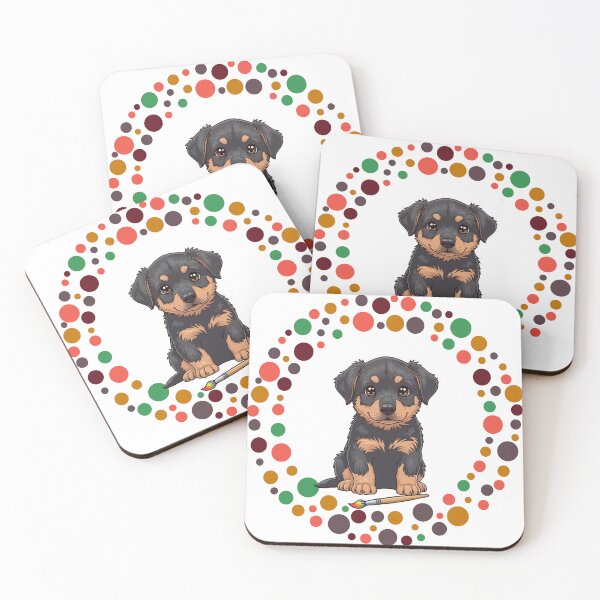 Artikelvorschau, Feiern Sie den Dot Day mit meinem Beauceron | Bunte Hundekunst entworfen und verkauft von The Real Life Symphony.