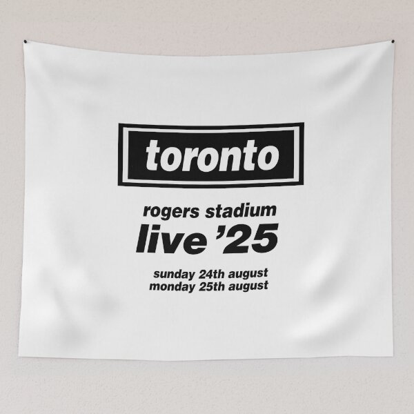Item preview, OASIS TORONTO LIVE '25 SHIRT designed and sold by TREVORSNEWEST.