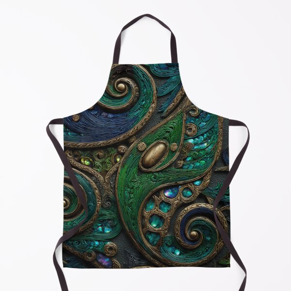 Item preview, New Zealand Māori Paua Pattern Koru Design 464 designed and sold by GrinGalore.