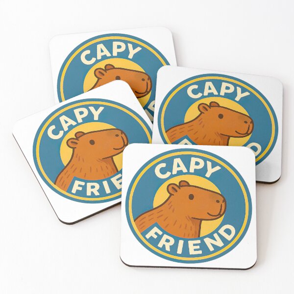 Item preview, Capybara “Capy Friend” designed and sold by PixelPrisma.
