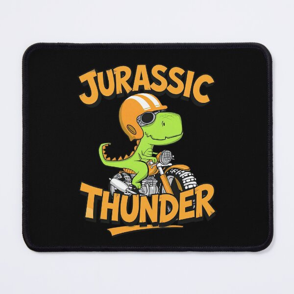 Item preview, Jurassic Thunder – Cool Dino Biker Cartoon designed and sold by TastefulDesigns.