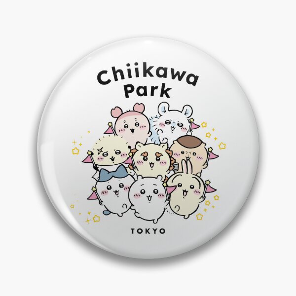 Item preview,  Chiikawa and Friends - Black | Park Hachiware Usagi Momonga momo Rakko Kurimanju Shisa Furuhonya | Cute Kawaii Characters Bear Cat Rabbit  designed and sold by OllieMolley.