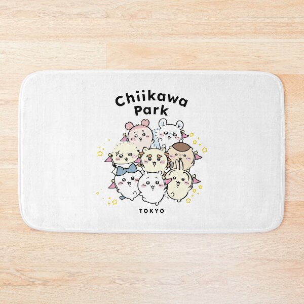 Item preview, Chiikawa and Friends - Black | Park Hachiware Usagi Momonga momo Rakko Kurimanju Shisa Furuhonya | Cute Kawaii Characters Bear Cat Rabbit designed and sold by OllieMolley.