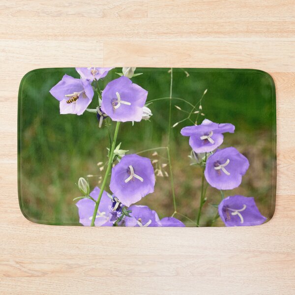 Item preview, Where the hoverfly lands. Peach-leaved Bellflower designed and sold by Jouko Lehto Photography.