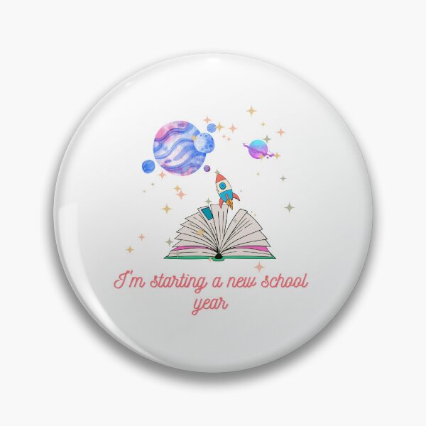 Item preview, I'm starting the new school year - motivational t-shirt with a rocket for kids designed and sold by LiliDedula.