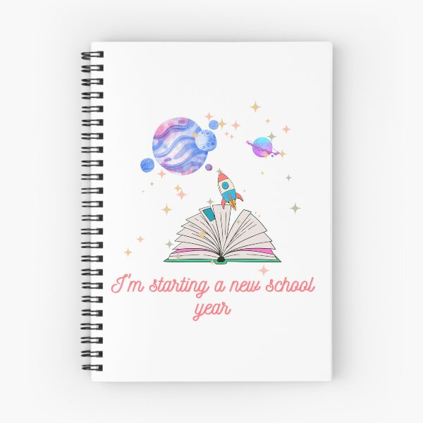 Item preview, I'm starting the new school year - motivational t-shirt with a rocket for kids designed and sold by LiliDedula.