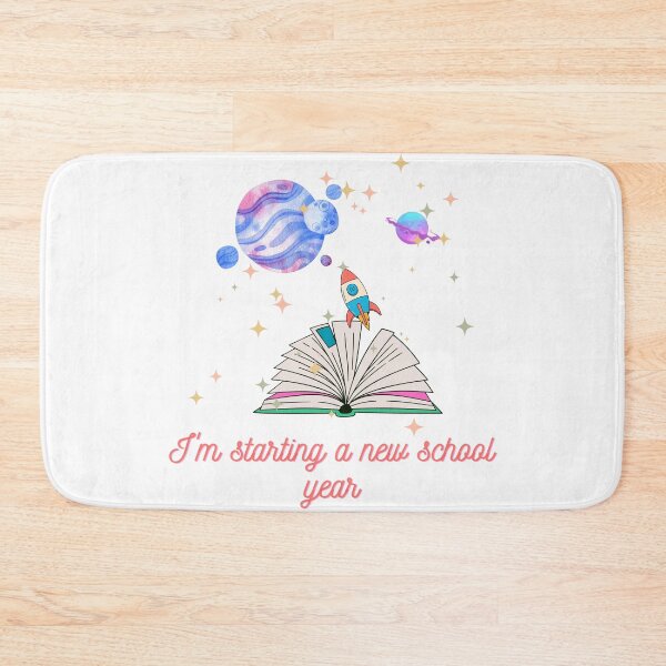 Item preview, I'm starting the new school year - motivational t-shirt with a rocket for kids designed and sold by LiliDedula.