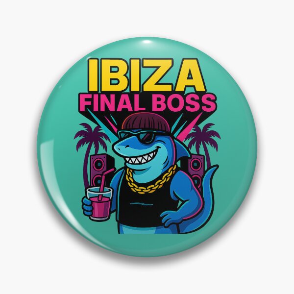 Item preview, Ibiza Final Boss – Shark Edition designed and sold by FunnySignalStudio.