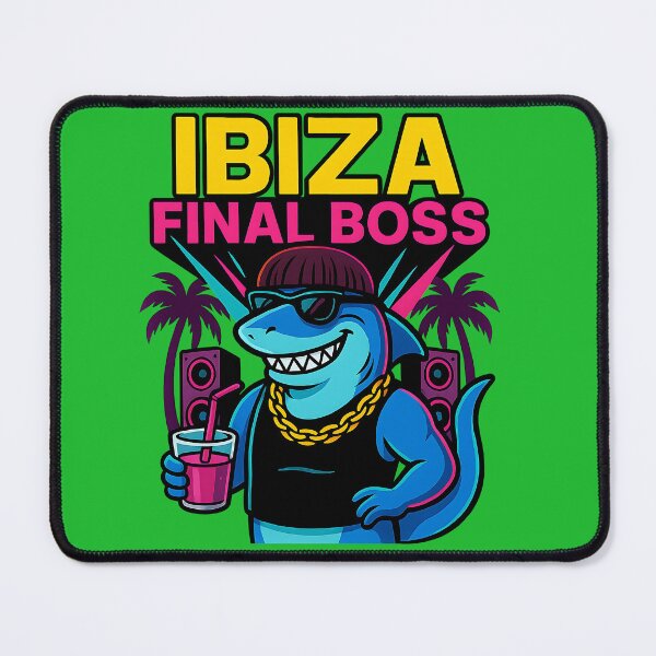 Item preview, Ibiza Final Boss – Shark Edition designed and sold by FunnySignalStudio.