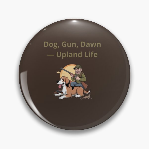 Item preview, Dog, Gun, Dawn — Upland Life designed and sold by Adrianzebrowski.