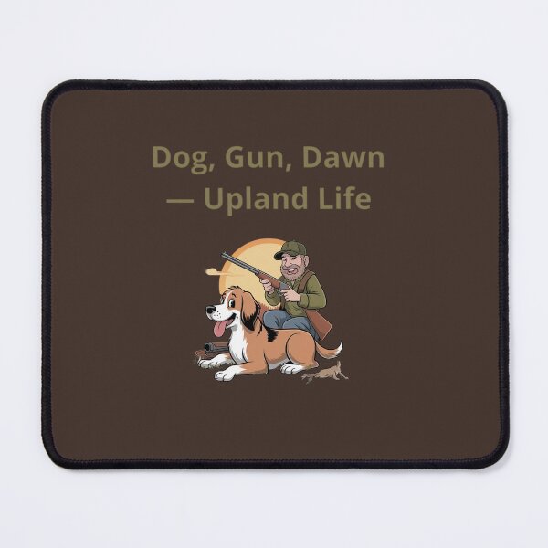 Item preview, Dog, Gun, Dawn — Upland Life designed and sold by Adrianzebrowski.