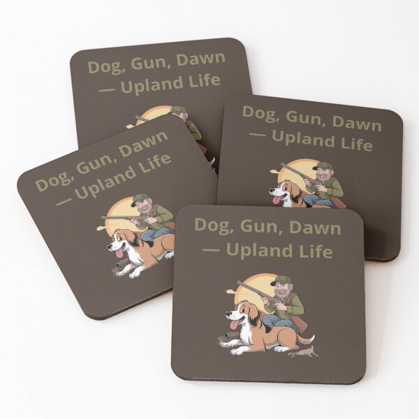 Item preview, Dog, Gun, Dawn — Upland Life designed and sold by Adrianzebrowski.