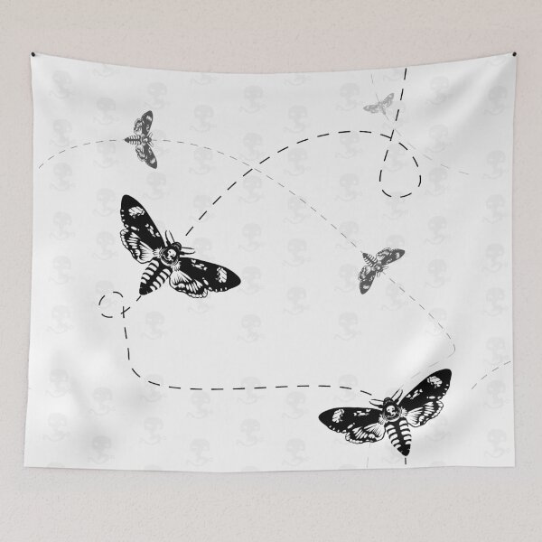 Item preview, Death-Head Moth in Flight designed and sold by PickledPetunia.