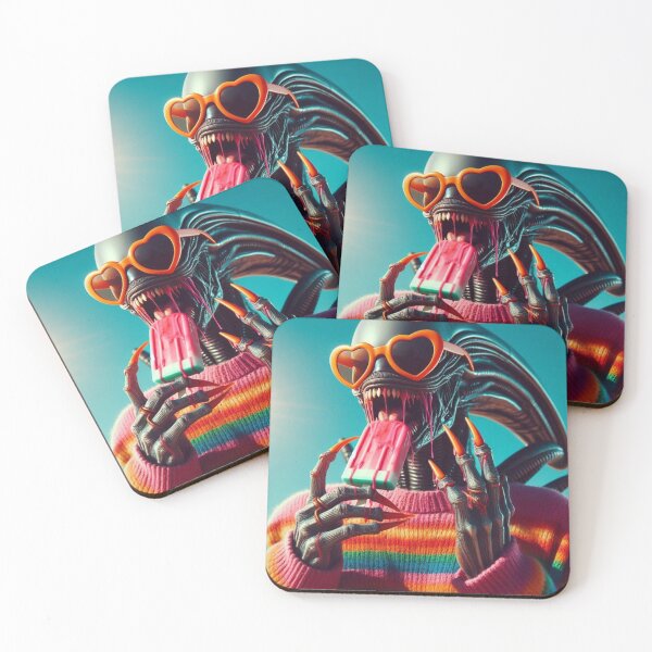 Item preview, "Xenomorph on Chill Mode: Popsicle Predator Edition" designed and sold by Print Fiction.