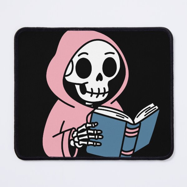 Item preview, Reading Halloween Bookish Spooky Skeleton designed and sold by KWZCreates.