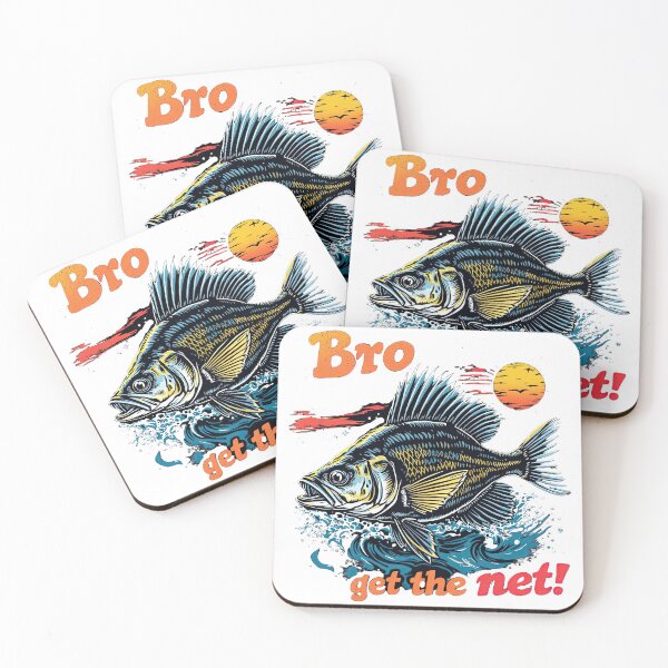 Item preview, Bro, Get the Net! – Bold Fishing Vibes designed and sold by SaltyLinesOut.