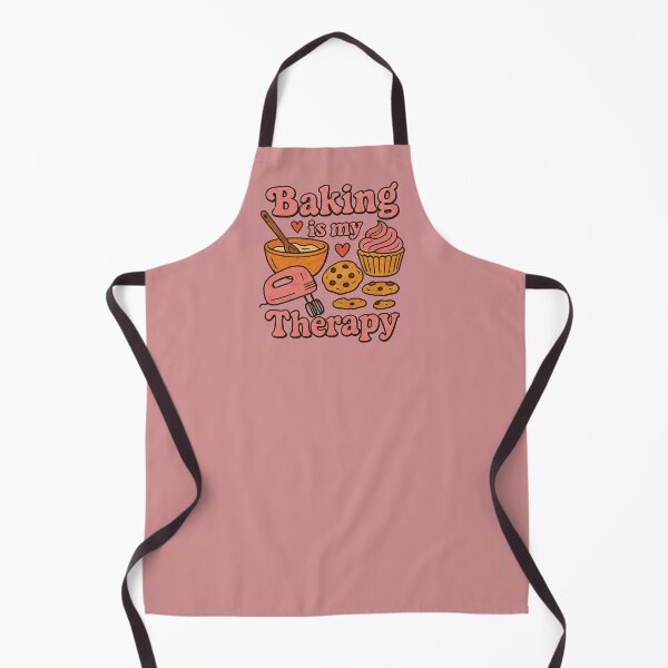 Item preview, Baking Is My Therapy Retro Kitchen Vibes designed and sold by FrictionMaxxing.